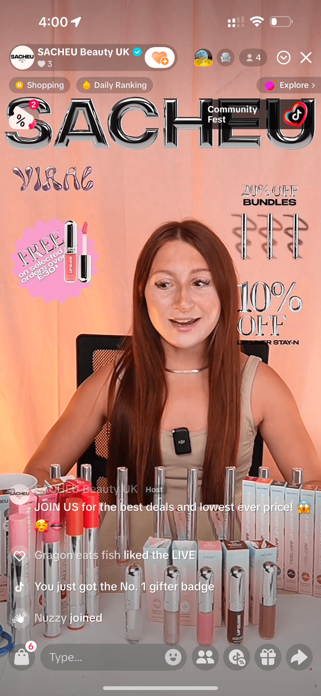 Live shopping illustration 1